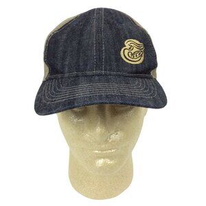 Panera St Louis Bread Co Denim Trucker Hat Cap With Mesh Back Crew Employee